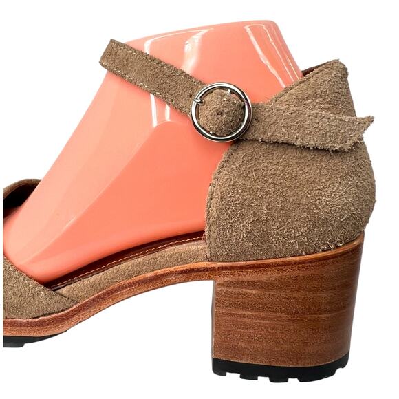 Portland Leather Goods PATINA Mary Jane Shoes in Beige Women's Size EU 40 = US 9 - Picture 8 of 14